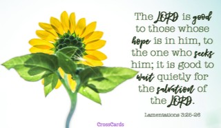 Lamentations 3:25-26