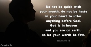 Ecclesiastes 5:2