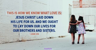 1 John 3:16