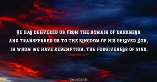 Colossians 1:13-14