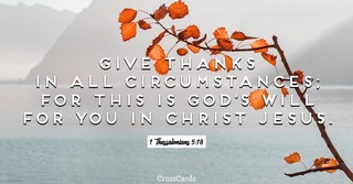 1 Thessalonians 5:18