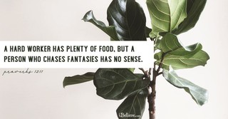Proverbs 12:11