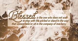 Your Daily Verse - Psalm 1:1	