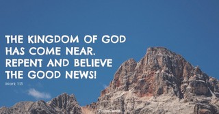 Your Daily Verse - Mark 1:15