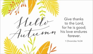 Your Daily Verse - 1 Chronicles 16:34