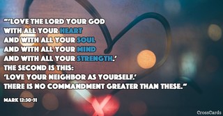 Your Daily Verse - Mark 12:30-31