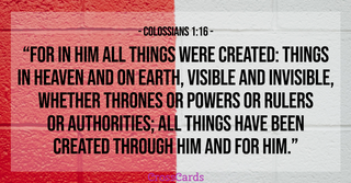 Colossians 1:16 Scripture card