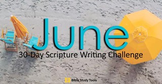June's 30-Day Scripture Writing Challenge
