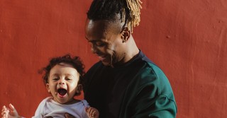 dad with daughter