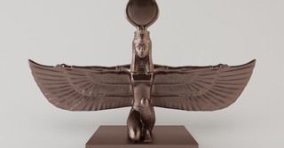 Metal statue of an Egyptian goddess, thou shalt have no other gods before me