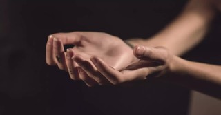 september bible verses, open palms,