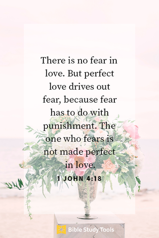 no fear in love bible quote