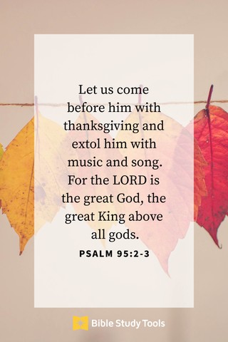 Psalm 95:2-3