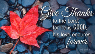 Thanksgiving Bible Verses