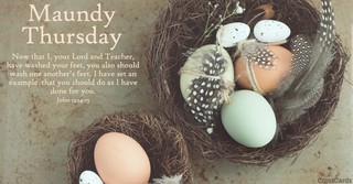 Maundy Thursday - John 13:14-15