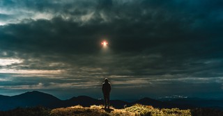 person looking at a UFO, what does the Bible say about aliens