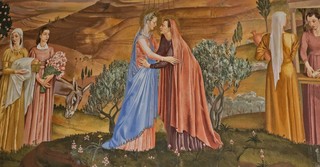 Mary Visits Elizabeth Bible Story