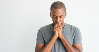 Man praying