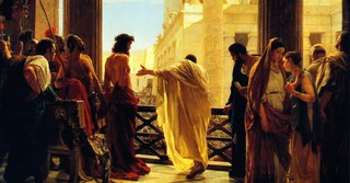 Antonio Ciseri painting of jesus and pilate, father forgive them