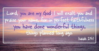 Isaiah 25:1