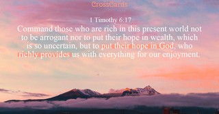 1 Timothy 6:17