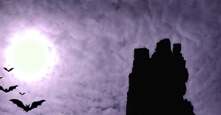 Dark tower and bats