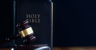 Bible and gavel