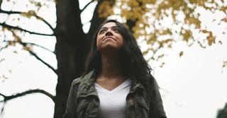 A hopeful woman