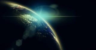 Light on the curvature of the earth