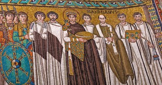 Famous mosaic in early christian church