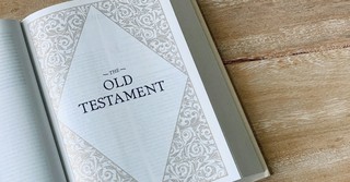 Old Testament page in the Bible