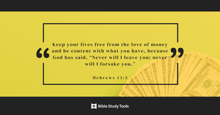 Hebrews 13:5
