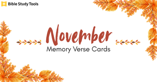 Weekly Memory Verses for November