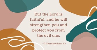 Your Daily Verse - 2 Thessalonians 3:3