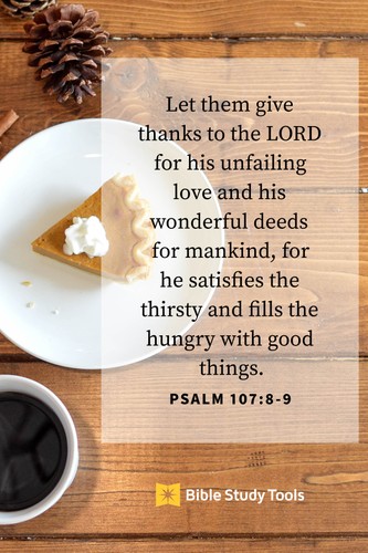 Your Daily Verse - Psalm 107:8-9