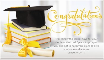 Congratulations - Jeremiah 29:11