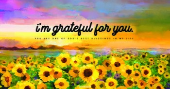 I'm Grateful for You