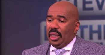A Surprise From The Past Leaves Steve Harvey in Tears