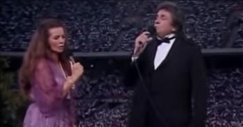 Johnny Cash June Carter Cash Sing 'The Old Rugged Cross'