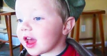 Precious Toddler Praises Our Lord With ‘Jesus Loves Me’