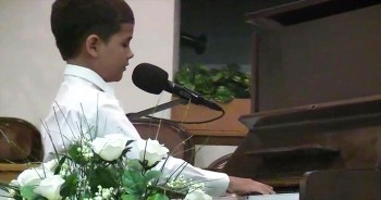 Fall Recital - Samuel playing and singing, You Are Everything