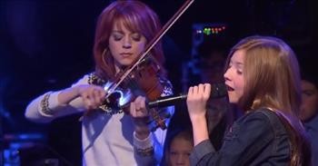 Lexi Walker And Lindsey Stirling Perform 'I Know My Redeemer Lives' Easter Hymn
