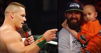 Wrestler Stops Match To Recognize Cancer Survivor