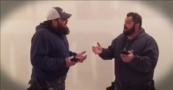 The Singing Contractors Perform 'Mary, Did You Know'