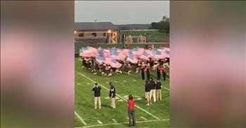 High School Takes A Stand For The Flag