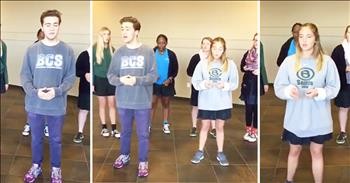 High School Choir Sings 'O Come, O Come Emmanuel'