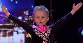 6-Year-Old Irish Dancer Charms The Judges During BGT Auditions 