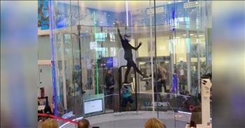 17-Year-Old Performs Epic Indoor Sky Diving Dance Routine