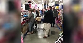 Sam's Club Line Turns Into Gospel Flash Mob As Shoppers Wait To Checkout