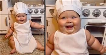 Adorable 'Baby Chef' Is Going Viral For All The Right Reasons